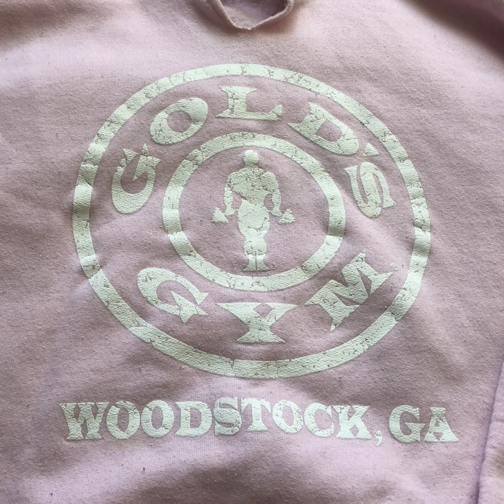 Golds Gym GA Pink Hoodie - Picture 2 of 6
